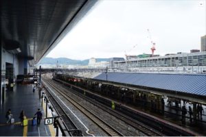 SONY a7II ホワイトバランス　太陽光の設定で京都駅を撮影