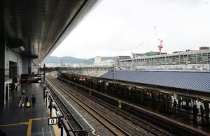 SONY a7II ホワイトバランス　曇天の設定で京都駅を撮影