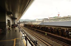SONY a7II ホワイトバランス　日陰の設定で京都駅を撮影