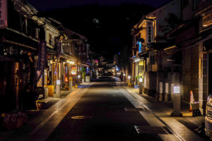 X-T30で撮影した岡山美観地区の夜景写真
